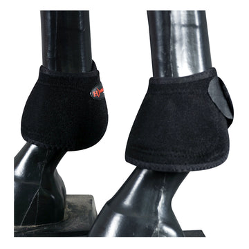 HILASON Bell Boots for Horses No Turn Protection Comfort & Durability Quick Wrap Hook and Loop Jumping Boots Sold in Pairs